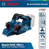 Bosch GHO 185-LI Bare tool Cordless Planer